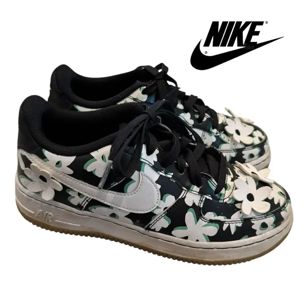 Nike Air Force 1 Low '07 LV8 Flowers (GS) 3D Big Kids Sneakers 4Y